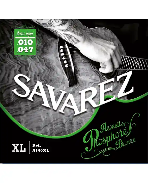 SAVAREZ A140XL ACOUSTIC PHOS. BRONZE JEU DE CORDES GUITARE FOLK 10-47 Marque