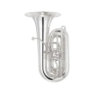 Retour Gratuit YAMAHA YBB 623S TUBA EN SIB ARGENTÉE - Pavillon cuivre jaune + étui