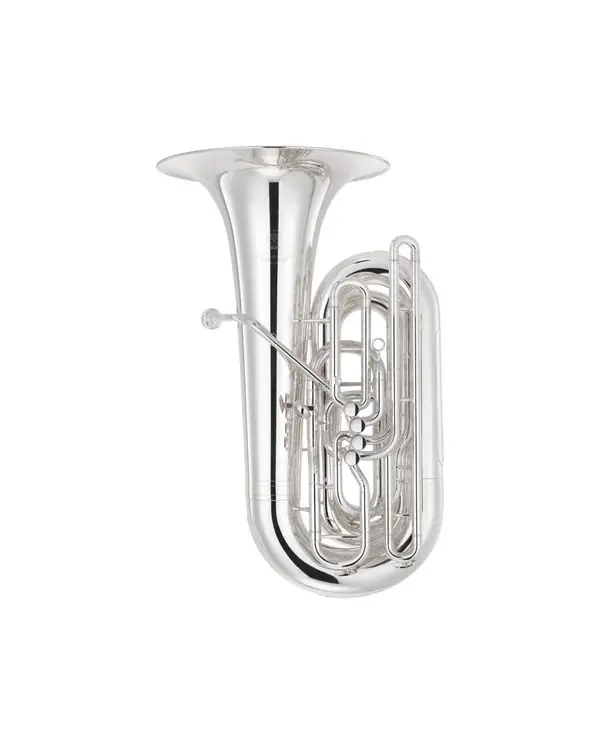Retour Gratuit YAMAHA YBB 623S TUBA EN SIB ARGENTÉE - Pavillon cuivre jaune + étui