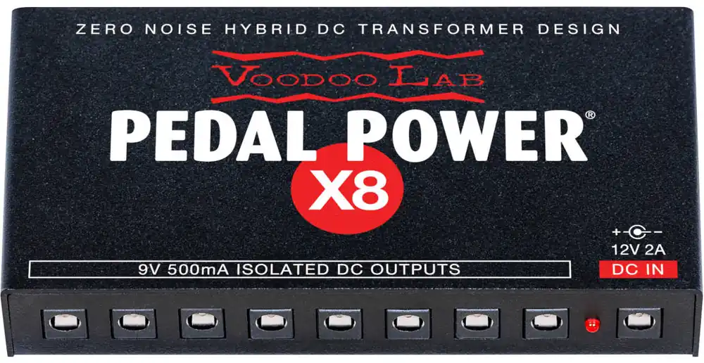 Retour Gratuit Voodoo Lab Pedal Power X8 Compact Isolated Pedal Board Power Supply