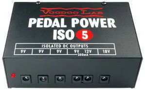 Expédié Aujourd'hui Voodoo Lab Pedal Power ISO-5 - 5 Output Power Supply