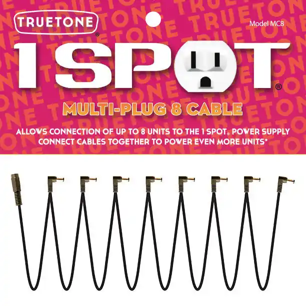 Truetone 1 Spot Multi-Plug 8 Cable Prix Réduit