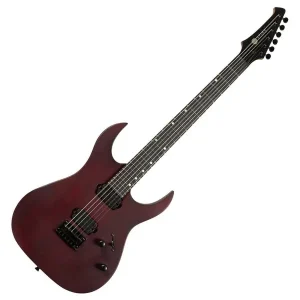 SPIRA S400MWR GUITARE ELECTRIQUE TYPE SUPERSTRAT SATIN WINE RED Pas Cher