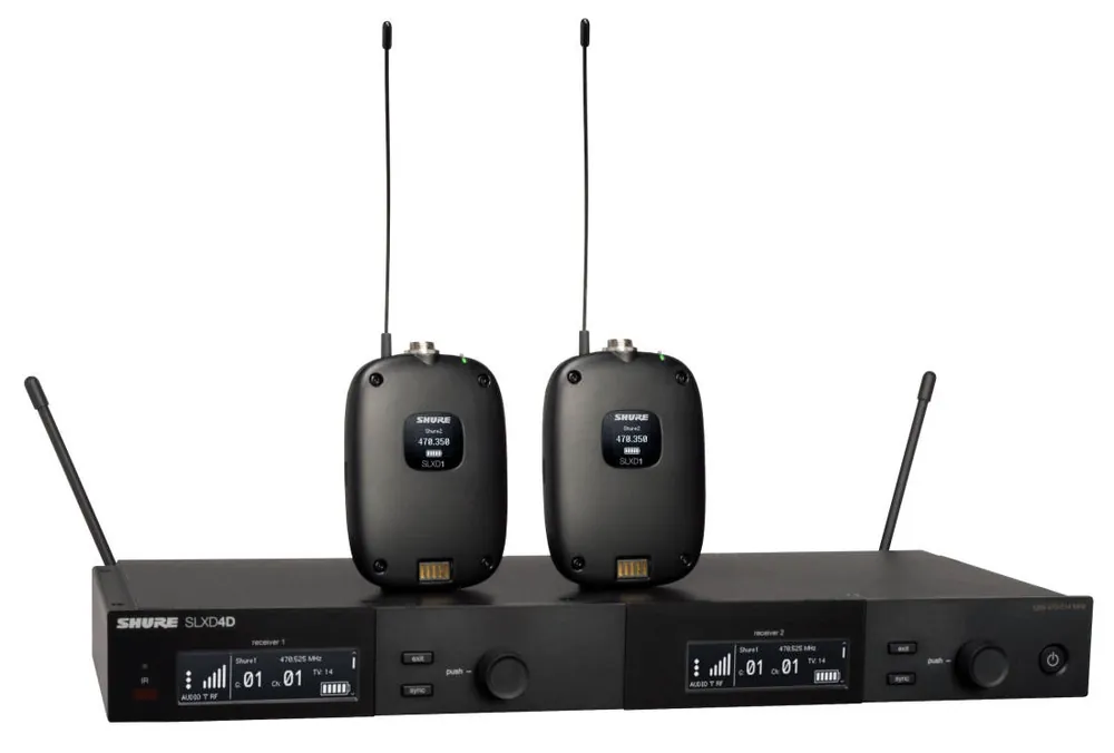 Réduction Shure SLXD14D Dual Digital Wireless System - G58