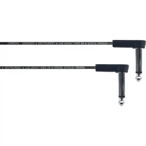 CORDIAL EI0.6RR "ELEMENTS" CABLE PATCH PLAT JACKS COUDÉS - 60cm Dernier Modèle