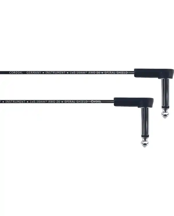 CORDIAL EI0.6RR "ELEMENTS" CABLE PATCH PLAT JACKS COUDÉS - 60cm Dernier Modèle