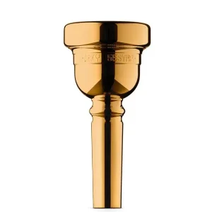 LASKEY 55 SYMPH LG "ALESSI" EMBOUCHURE TROMBONE GRANDE PERCE AURIFIÉE Expédié Aujourd'hui