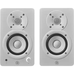 YAMAHA HS3W ENCEINTE MONITORING AMPLIFIEE 26+26W 3.5" BLANCHE (paire) Solde