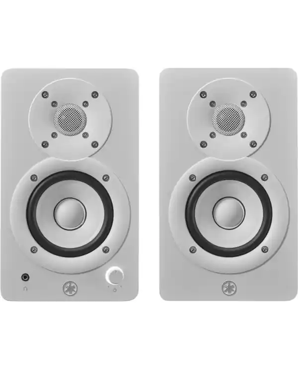 YAMAHA HS3W ENCEINTE MONITORING AMPLIFIEE 26+26W 3.5" BLANCHE (paire) Solde