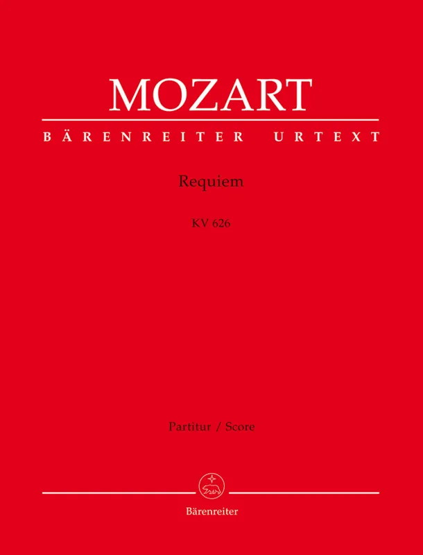 Acheter En Ligne Baerenreiter Verlag Requiem K. 626 - Mozart/Sussmayr/Nowak - Full Score - Book