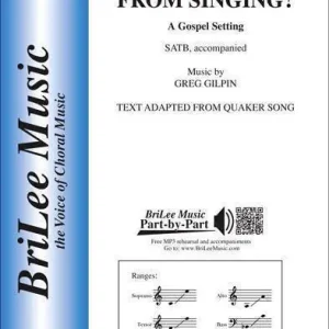 Produit De Marque BriLee Music Publishing How Can I Keep From Singing?