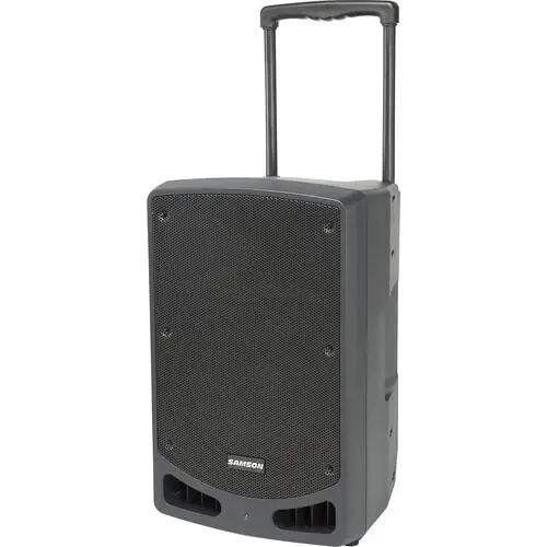 Offre Du Jour Samson 12 Inch 300 Watt Battery Powered Speaker with Wireless Microphone and Bluetooth