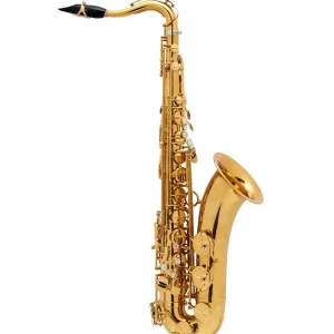 Populaire SELMER SUPREME SAXOPHONE TENOR VERNI DARK GOLD GRAVÉ seul