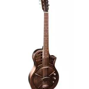JOHNSON JR-994E-AC SINGLE CONE GUITARE A RESONATEUR ANTIQUE COPPER Commander Maintenant