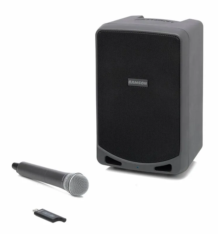 Quantité Limitée Samson Rechargeable Portable PA with Handheld Wireless System and Bluetooth