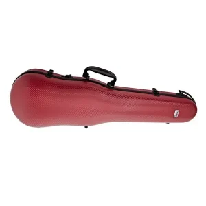 Meilleure Vente GEWA PURE ETUI FORME VIOLON 4/4 POLYCARBONATE 1.8 ROUGE
