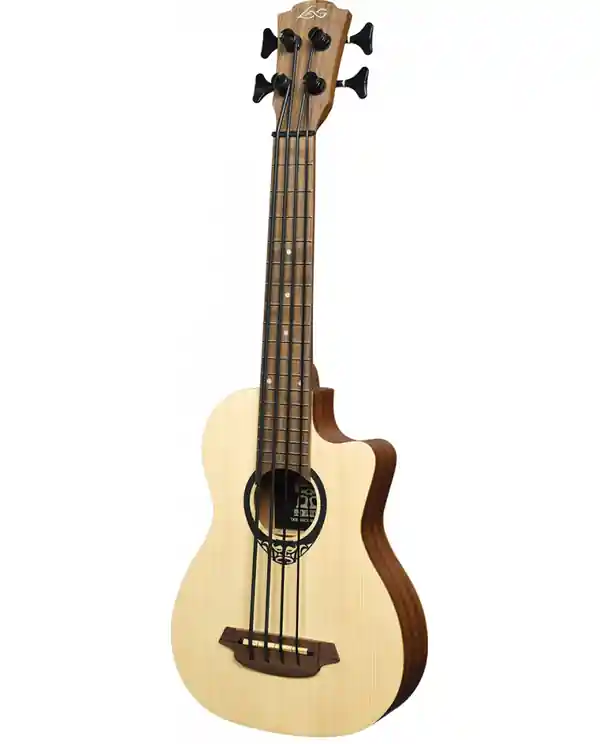 LAG TKB150CE "TIKI" UKULELE BASSE ELECTRO EN SAPELLI Prix Cassé
