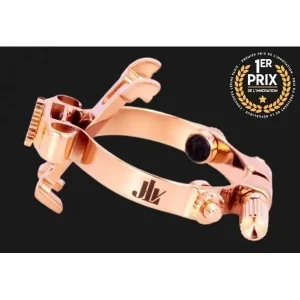 JLV LIGATURE SAXOPHONE TENOR OR ROSE POUR BEC EBONITE Marque