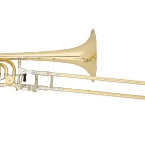 Commander Maintenant Eastman Winds Professional Bass Trombone, Open Wrap with Dual Independent Valves, 9.5‘‘ Bell