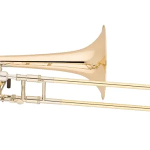 S. E. Shires Q Series Professional Bass Trombone with Rotary F/Gb Attachment - Gold Brass Bell Nouvel Arrivage