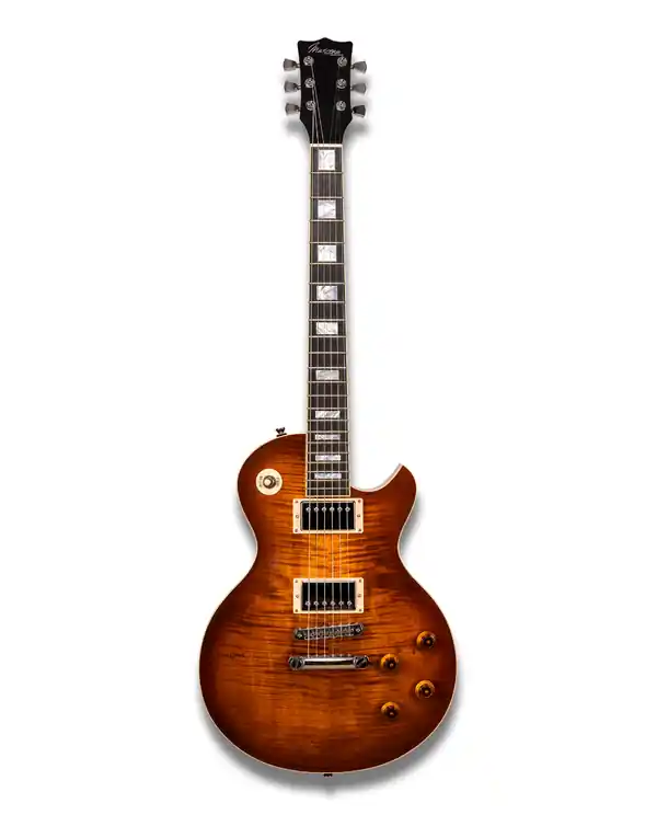 Top Vente MARCEAU DOMINANTE GUITARE ELECTRIQUE ERABLE ONDÉ BURST