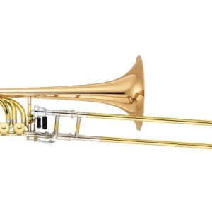 Yamaha Band YBL835G Xeno Bass Professional Trombone with .563‘‘ Bore - Clear Lacquer Paiement Sécurisé
