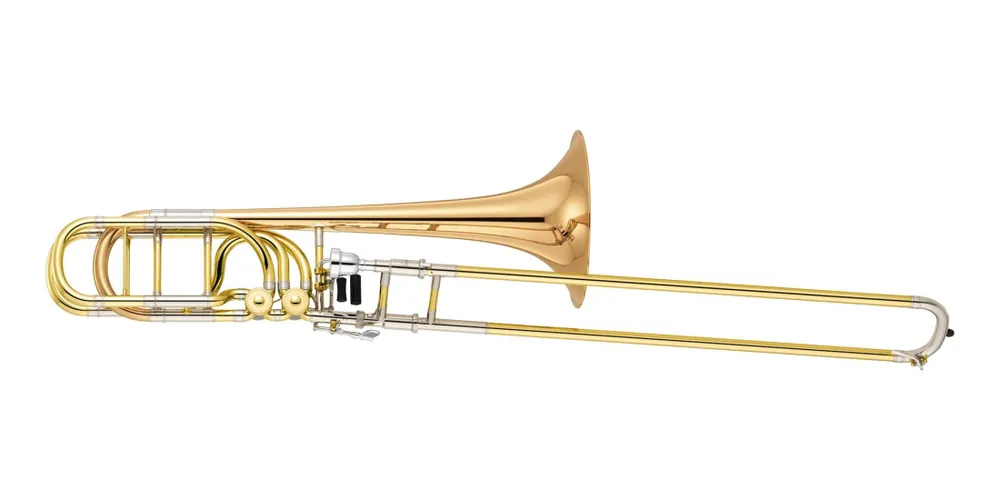 Yamaha Band YBL835G Xeno Bass Professional Trombone with .563‘‘ Bore - Clear Lacquer Paiement Sécurisé