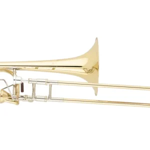Dernière Chance S. E. Shires Q-Series Professional Bass Trombone with Axial F/Gb Attachment - Yellow-Brass Bell