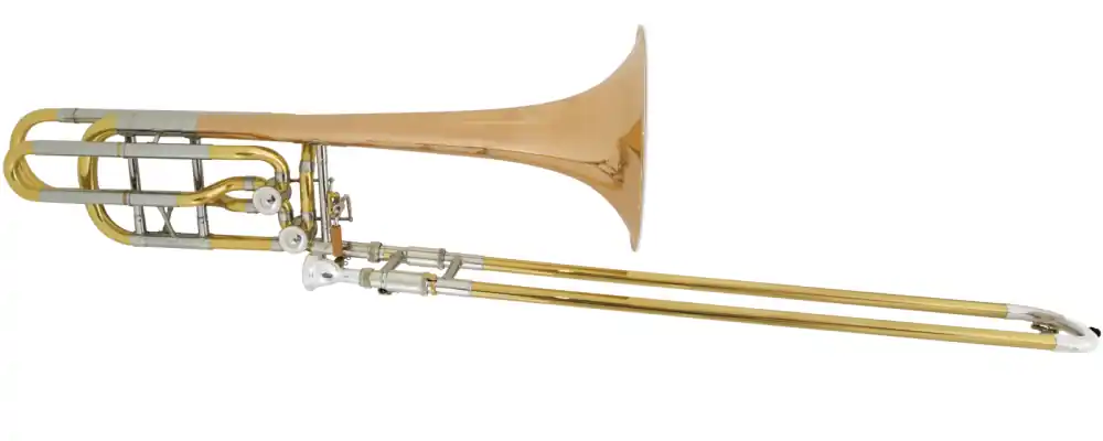 XO Professional Brass 1242RL Bb/F/Eb w/D Professional Bass Trombone - Dual Rotor Valves - Rose Brass Bell Prix Réduit