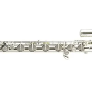 Trevor James Bass Flute in C - Solid Silver Lip Plate & Riser Nouvel Arrivage