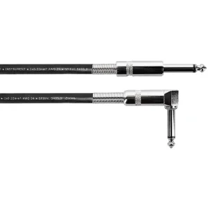 CORDIAL EI6PR "ELEMENTS" CABLE JACK MALE / JACK MALE 90° MONO - 6m Authentique