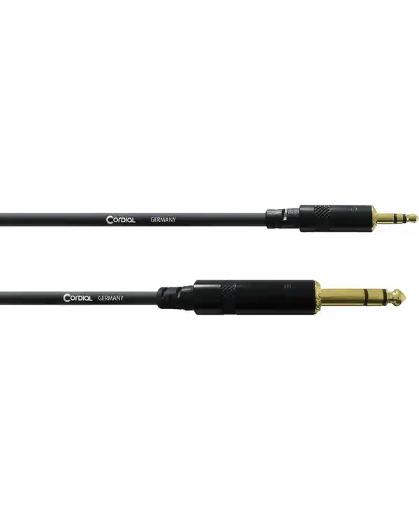 Vente Flash CORDIAL CFM1.5WV CABLE MINI-JACK STEREO MALE /JACK STEREO MALE - 1,5m