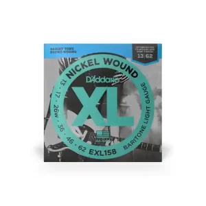 D‘ADDARIO EXL158 JEU CORDES GUITARE BARITONE 6 CORDES 13-62 Paiement Sécurisé