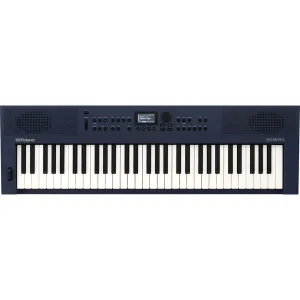 Bon Marché ROLAND GO KEYS 3MU CLAVIER NUMERIQUE PORTABLE 61 TOUCHES BLEU NUIT