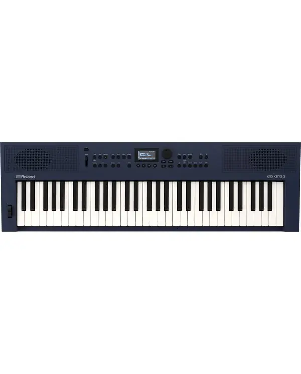 Bon Marché ROLAND GO KEYS 3MU CLAVIER NUMERIQUE PORTABLE 61 TOUCHES BLEU NUIT
