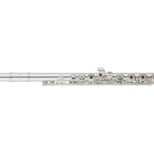 Azumi Z Series Sterling Silver Open Hole Flute with Offset G and B Foot, Sterling Silver Headjoint Paiement Sécurisé