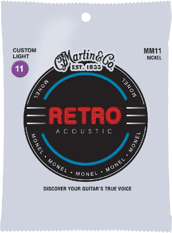 Martin & Co CORDES Monel, Custom Light - 11-52 Livraison Express