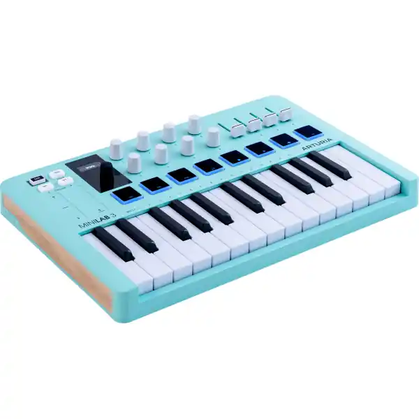 ArturiaMiniLab 3 (édition limitée - Aquamarine) Expédition Rapide