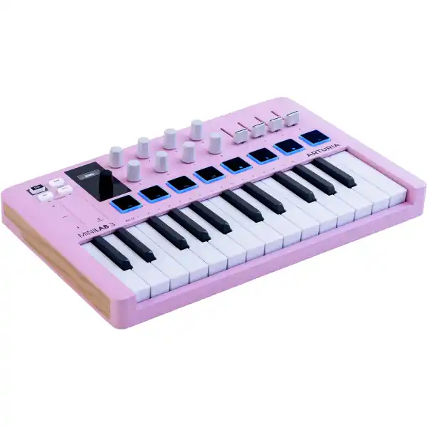 ArturiaMiniLab 3 (édition limitée - Rose Quartz) Retour Gratuit
