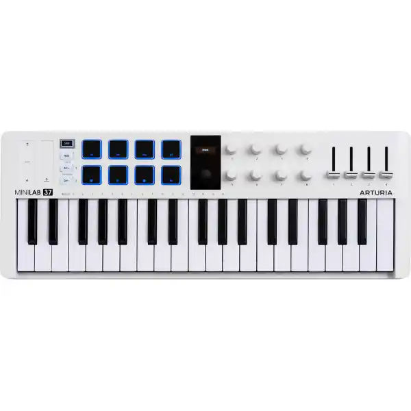 Paiement Sécurisé ArturiaMiniLab 37 MK3 (Blanc)