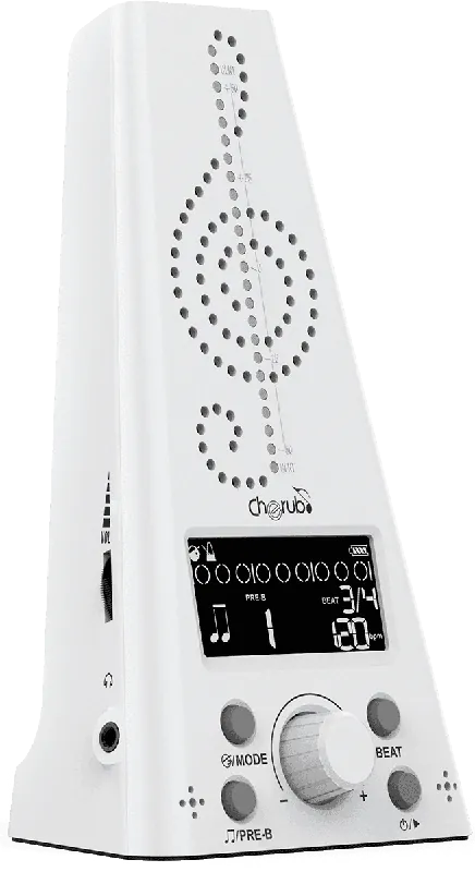 Remise Cherub WMT-230-WHT Métronome/accordeur électronique - blanc