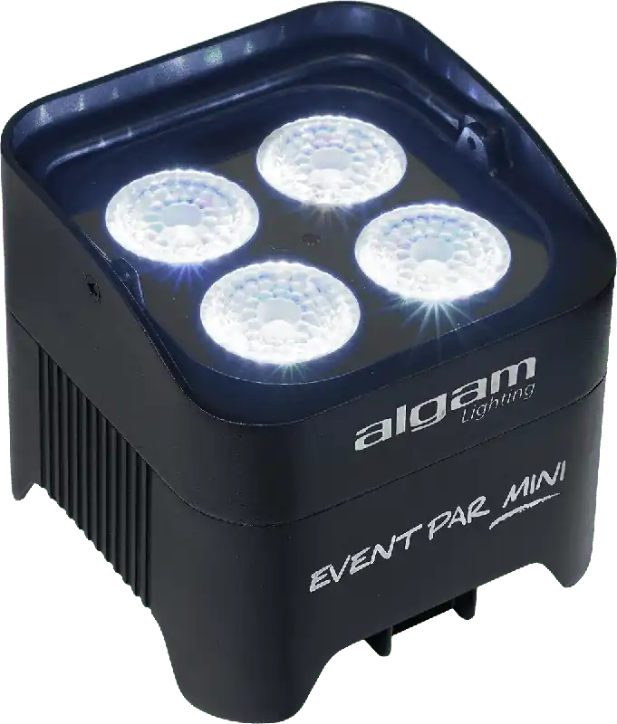 Nouvelle Collection Algam Lighting EVENTPAR-MINI Par sur batterie LED 4 x 10W RGBW