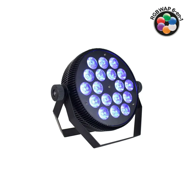 Satisfait Ou Remboursé Power Lighting PAR SLIM 18X10W 6 EN1 POWER