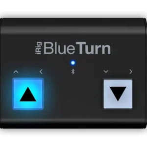 Quantité Limitée IK Multimédia Tourne-page irig Blue Turn