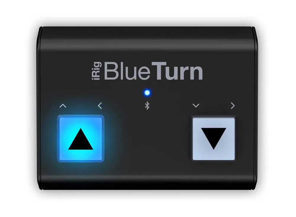 Quantité Limitée IK Multimédia Tourne-page irig Blue Turn