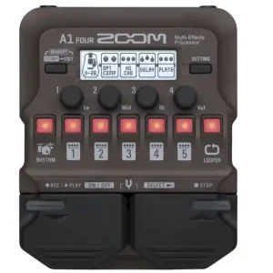 Zoom A1 FOUR - Multieffet pour instuments acoustique Commander Maintenant