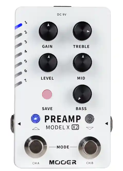 Mooer PEDALE PREAMP MODEL X X2 Meilleure Vente