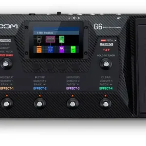 Zoom G6 - Pédalier multi-effets et simulateur d‘amplis Acheter Direct