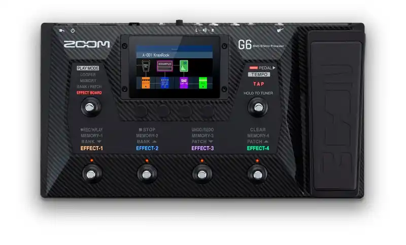 Zoom G6 - Pédalier multi-effets et simulateur d‘amplis Acheter Direct