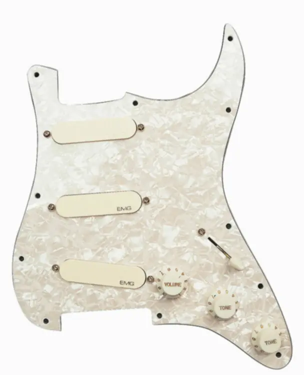 Authentique EMG DG20 Actifs - David Gilmour plaque, 3 x SA, EXG, SPC
